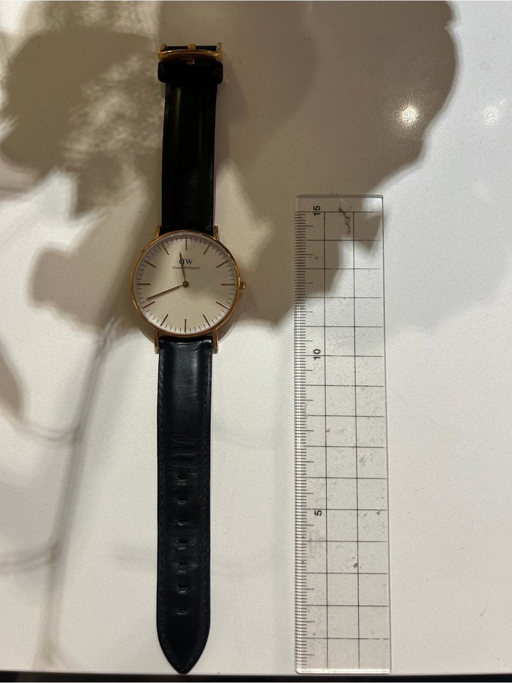 Daniel Wellington Black Leather Watch